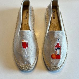 New never worn Soludos Aperol Spritz espadrilles size 8